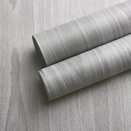 1ロール自己粘着壁紙(グレー)